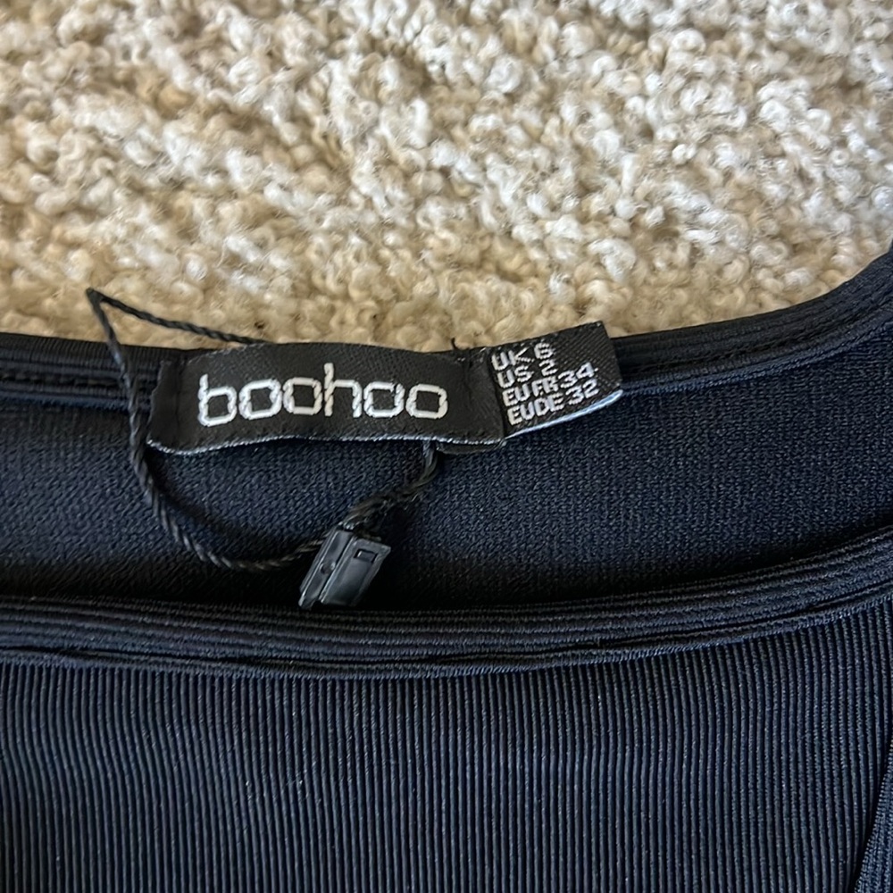 Boohoo Ribbed Bodycon - Picture 4 of 4